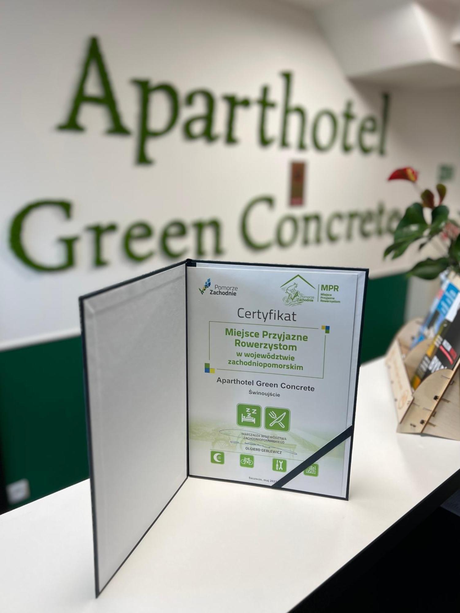 Aparthotel Green Concrete - Eko-Bus Na Plaze, Rowery I Masaze Świnoujście Exterior foto