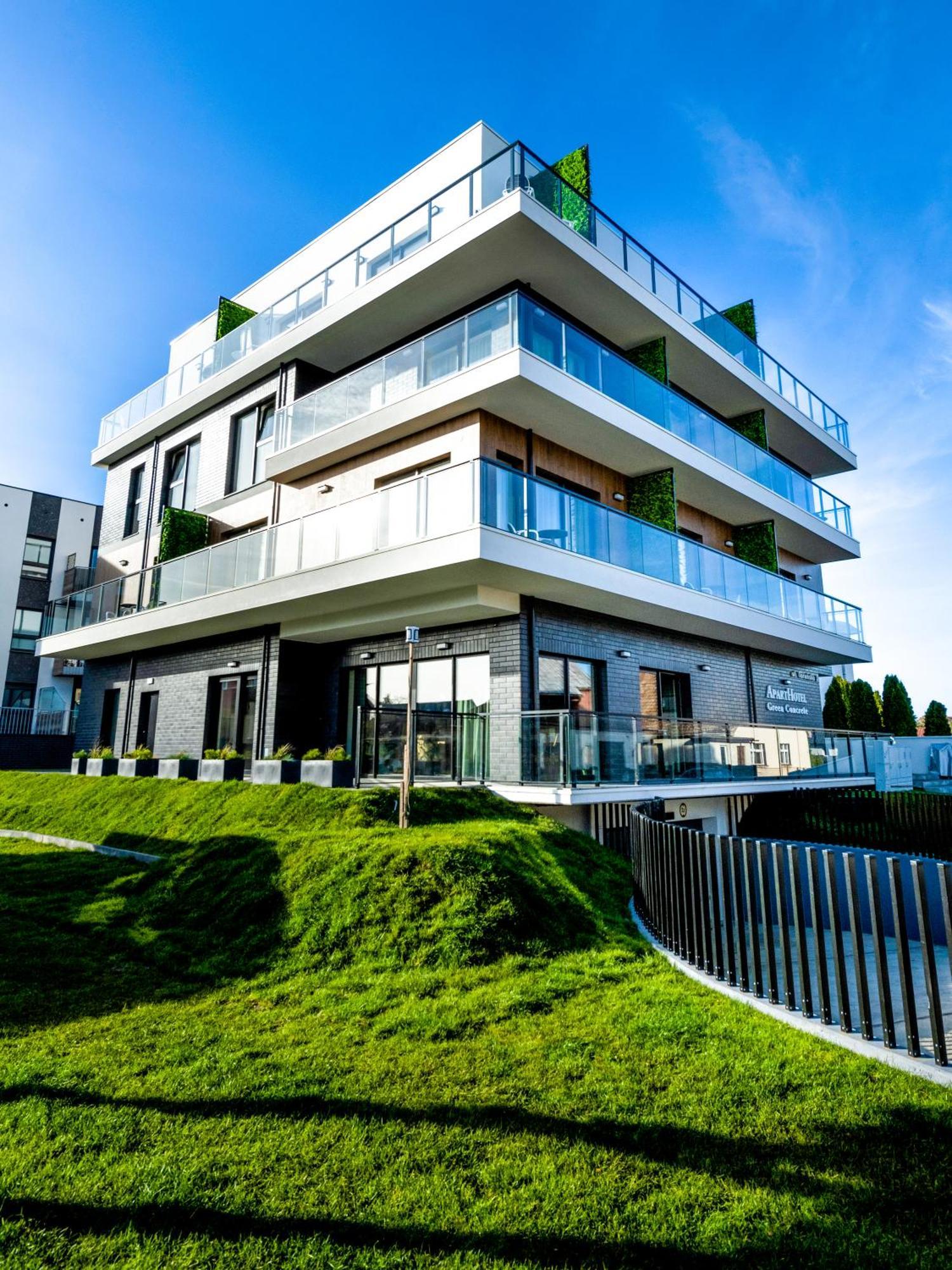 Aparthotel Green Concrete - Eko-Bus Na Plaze, Rowery I Masaze Świnoujście Exterior foto